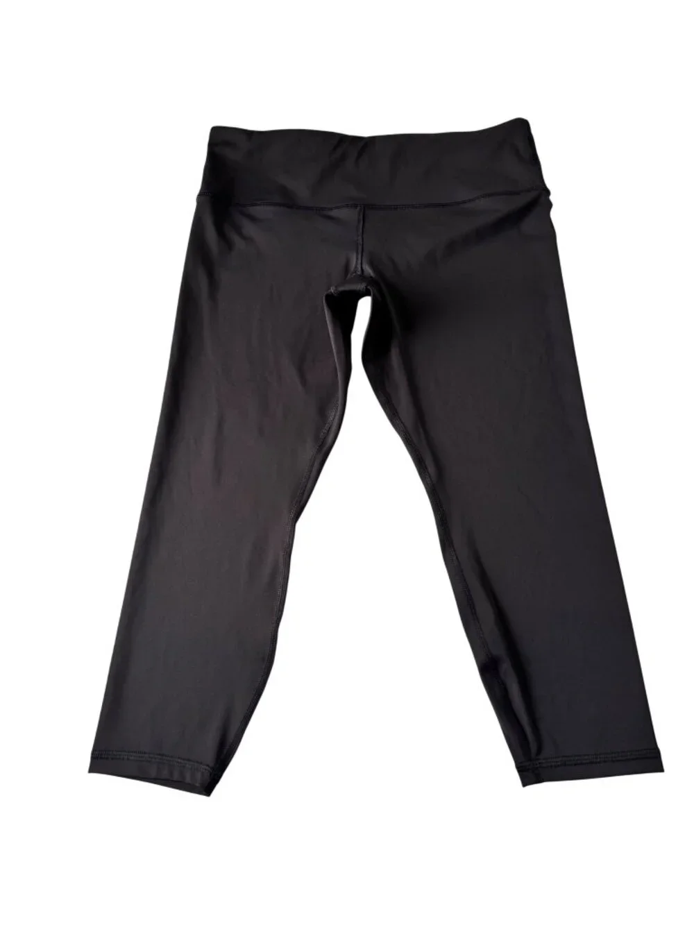Athleta Womens Elation Train 7/8 Tights 981878 Black Sz L High-Waisted Stretch - Picture 1 of 16